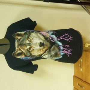 Retro Wolf T Shirt